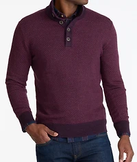 Merino Wool Button-Neck Sweater - FINAL SALE