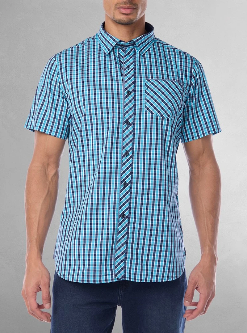 Chemise décontractée à manches courtes pour hommes