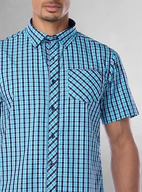 Men's casual short sleeve shirt