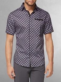 Men's casual short sleeve shirt