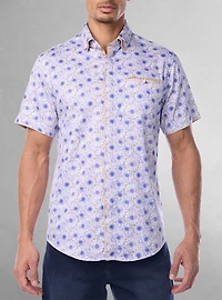 Men's casual short sleeve shirt