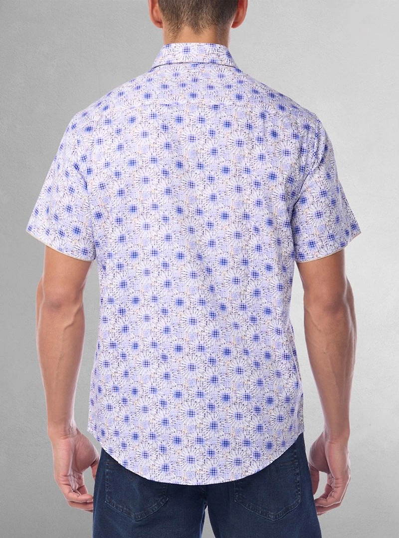 Chemise décontractée à manches courtes pour homme