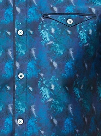 Chemise décontractée en stretch à manches courtes pour hommes