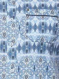 Chemise décontractée en stretch à manches courtes pour hommes