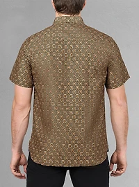 Men's casual short sleeve shirt
