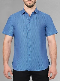 Men's casual short sleeve shirt