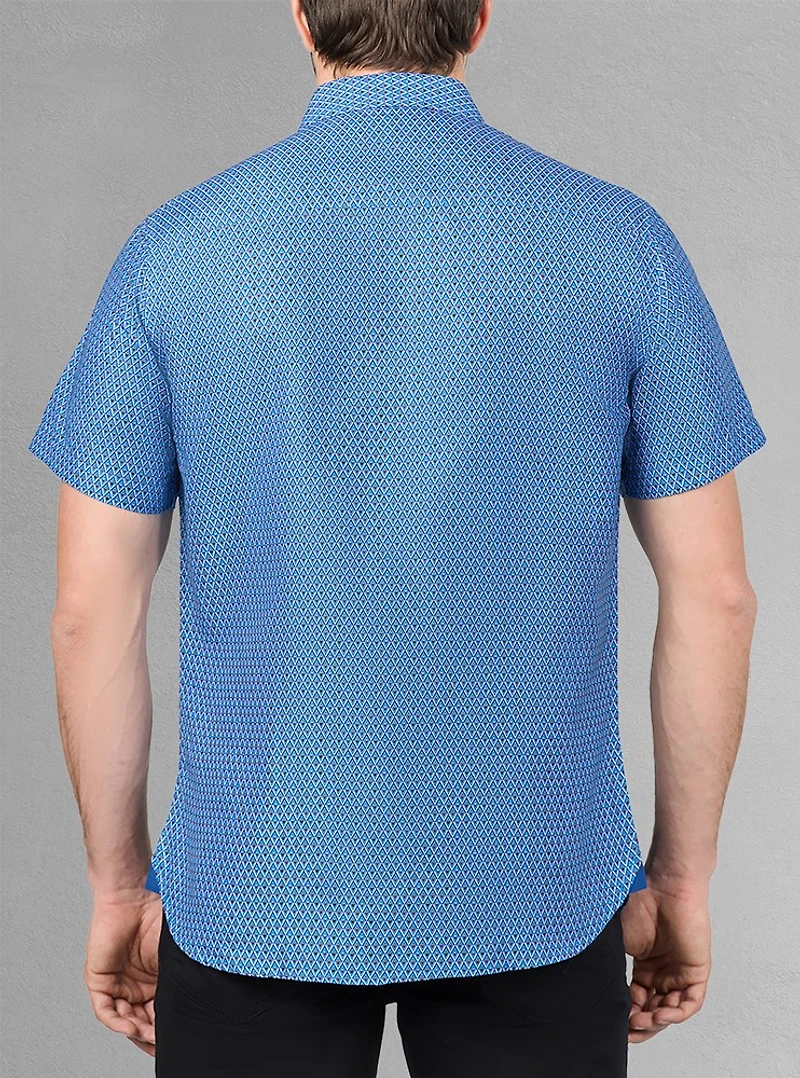 Men's casual short sleeve shirt