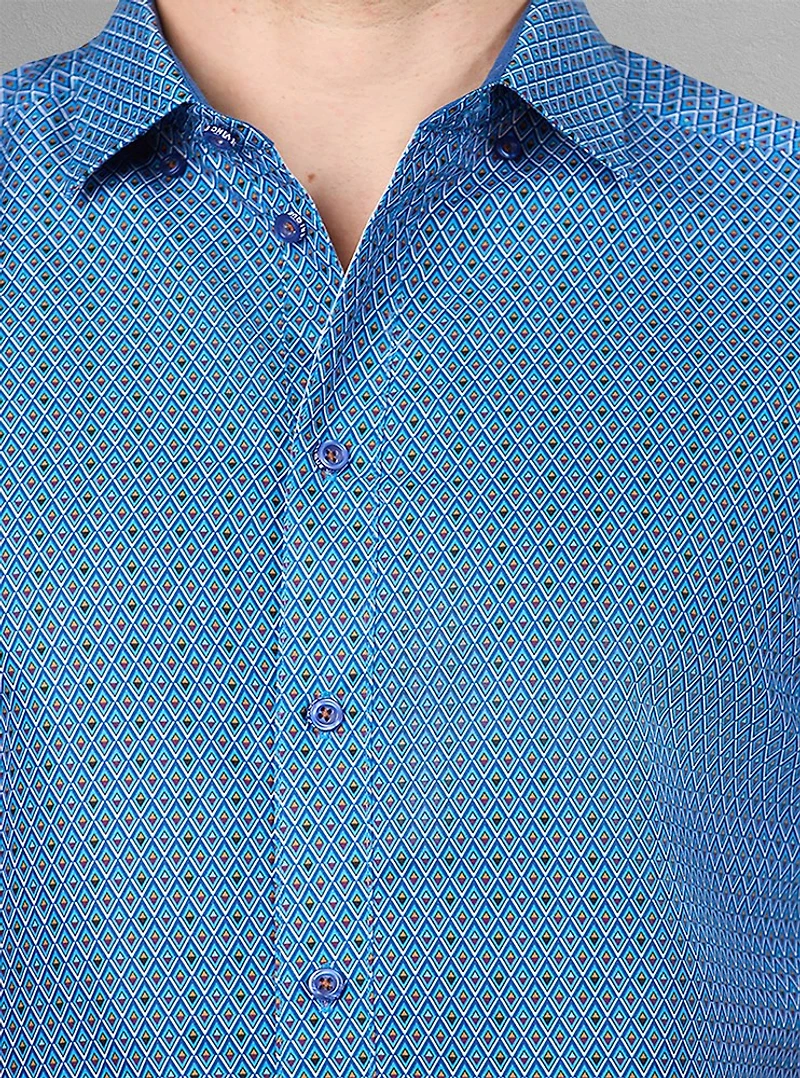 Men's casual short sleeve shirt