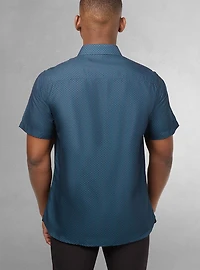 Men's casual short sleeve shirt