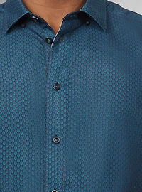 Men's casual short sleeve shirt