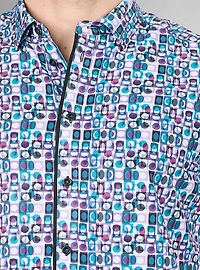 Men's casual short sleeve stretch shirt