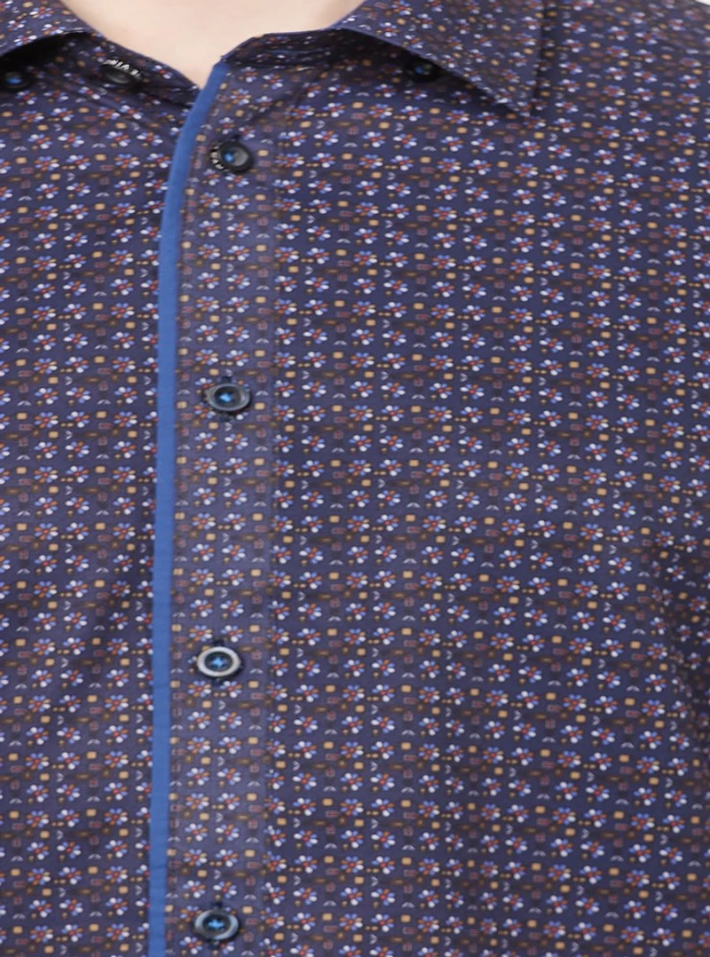 Chemise décontractée en stretch à manches courtes pour hommes