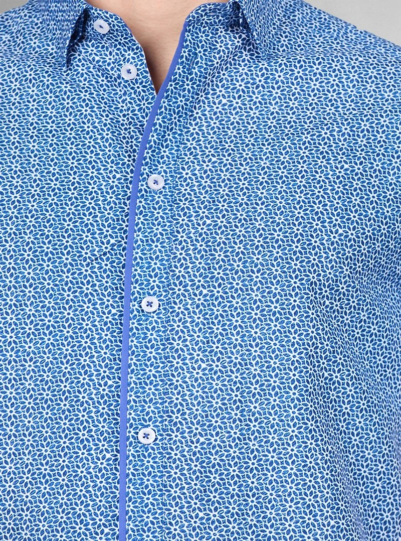 Men's casual short sleeve shirt