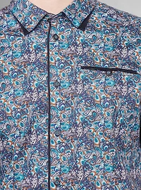 Men's casual short sleeve stretch shirt