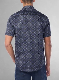 Men's casual short sleeve shirt