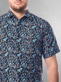 Men's casual short sleeve shirt