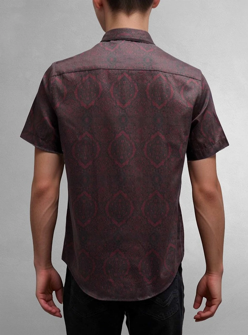 Men's casual short sleeve shirt
