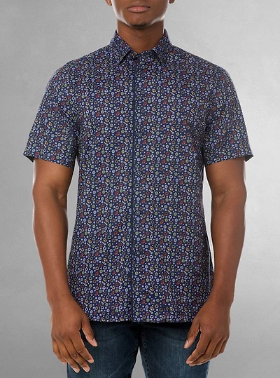 Men's casual short sleeve shirt