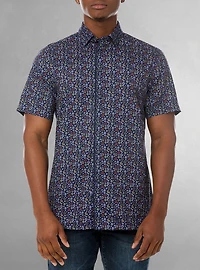 Men's casual short sleeve shirt
