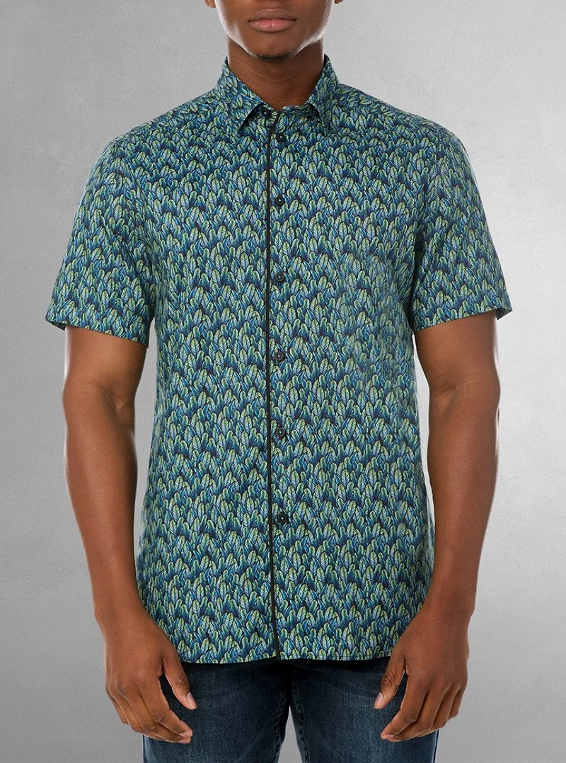 Chemise décontractée à manches courtes pour hommes