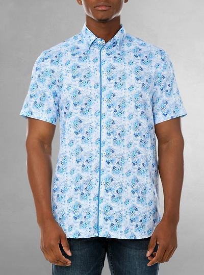 Chemise décontractée à manches courtes pour homme