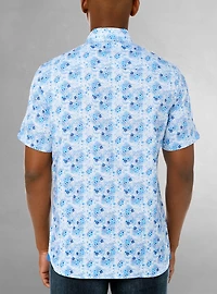 Men's casual short sleeve shirt