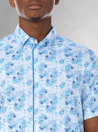 Chemise décontractée à manches courtes pour homme