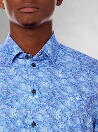 Men's casual short sleeve stretch shirt