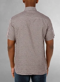 Men's casual short sleeve shirt