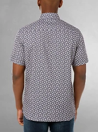 Men's casual short sleeve shirt