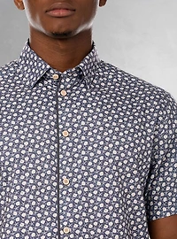 Chemise décontractée à manches courtes pour hommes