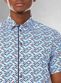Chemise décontractée à manches courtes pour hommes