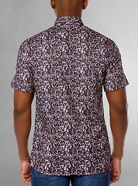 Chemise décontractée à manches courtes pour hommes