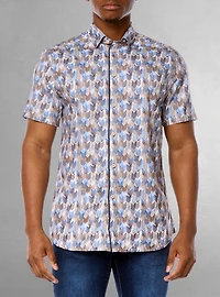 Chemise décontractée à manches courtes pour hommes
