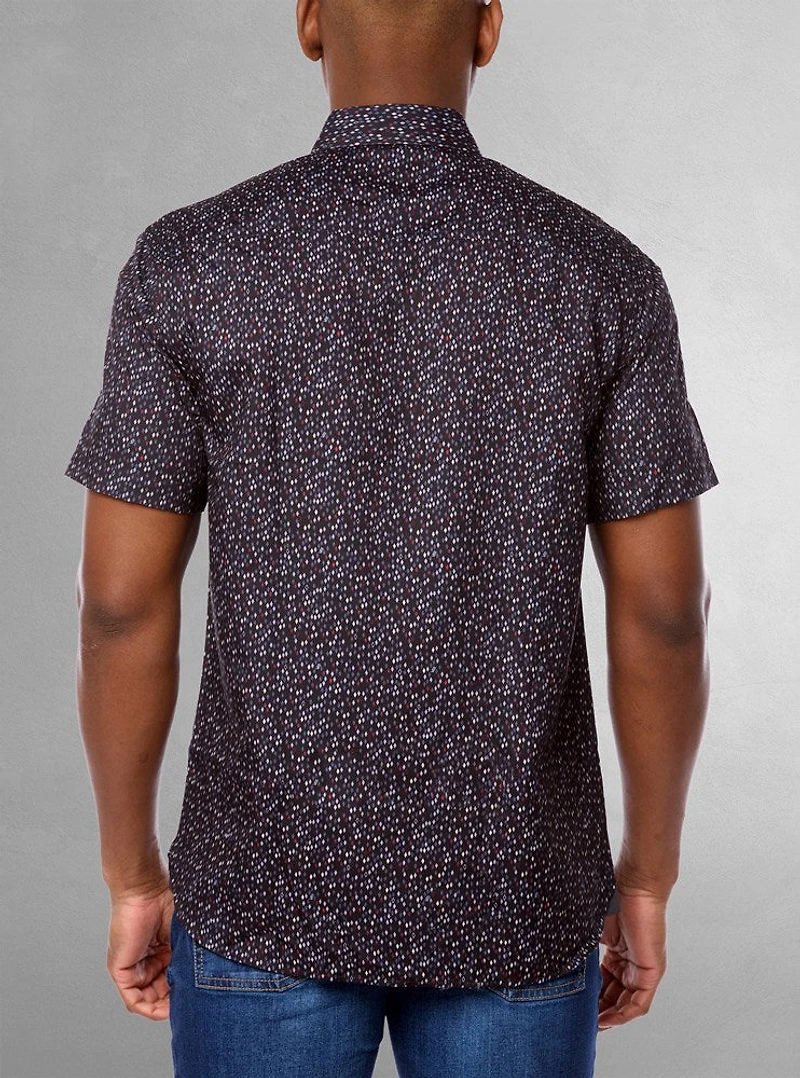 Men's casual short sleeve shirt