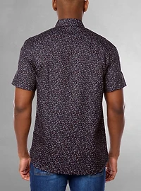 Men's casual short sleeve shirt