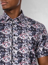 Chemise décontractée à manches courtes pour hommes