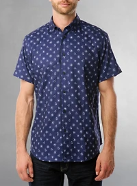 Chemise décontractée à manches courtes pour hommes