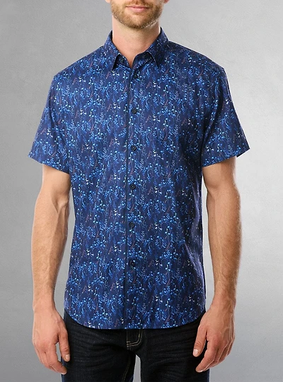 Chemise décontractée à manches courtes pour hommes