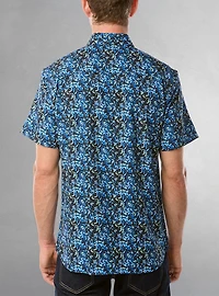 Men's casual short sleeve stretch shirt