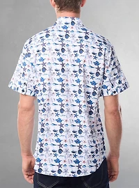 Men's casual short sleeve stretch shirt