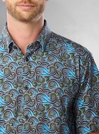 Men's casual short sleeve stretch shirt