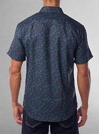 Men's casual short sleeve stretch shirt