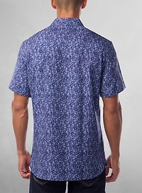 Men's casual short sleeve stretch shirt