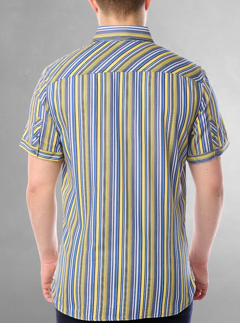 Chemise décontractée à manches courtes pour hommes