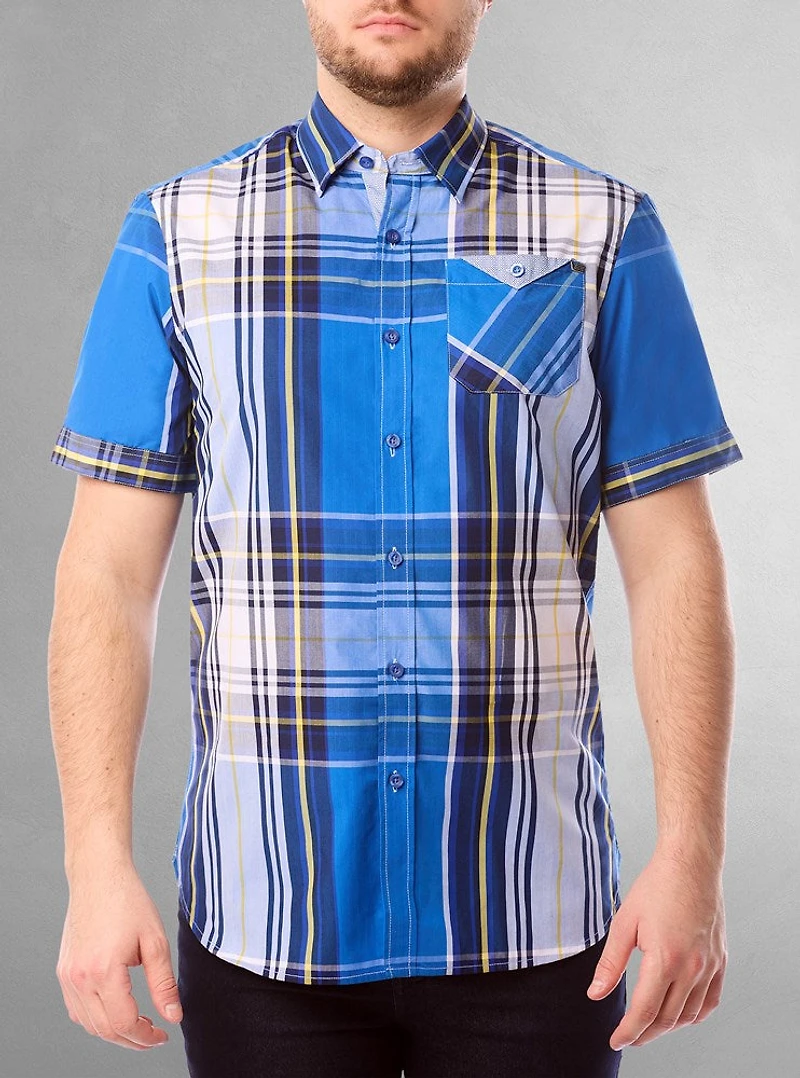 Chemise décontractée à manches courtes pour hommes