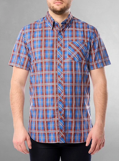 Chemise décontractée à manches courtes pour hommes
