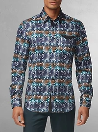 Men's casual long sleeve shirt