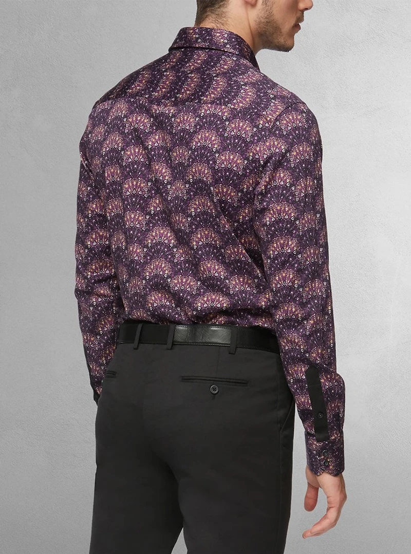 Chemise décontractée à manches longues pour hommes