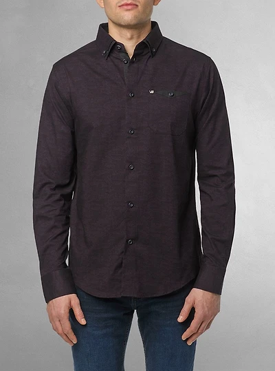 Men's casual long sleeve shirt
